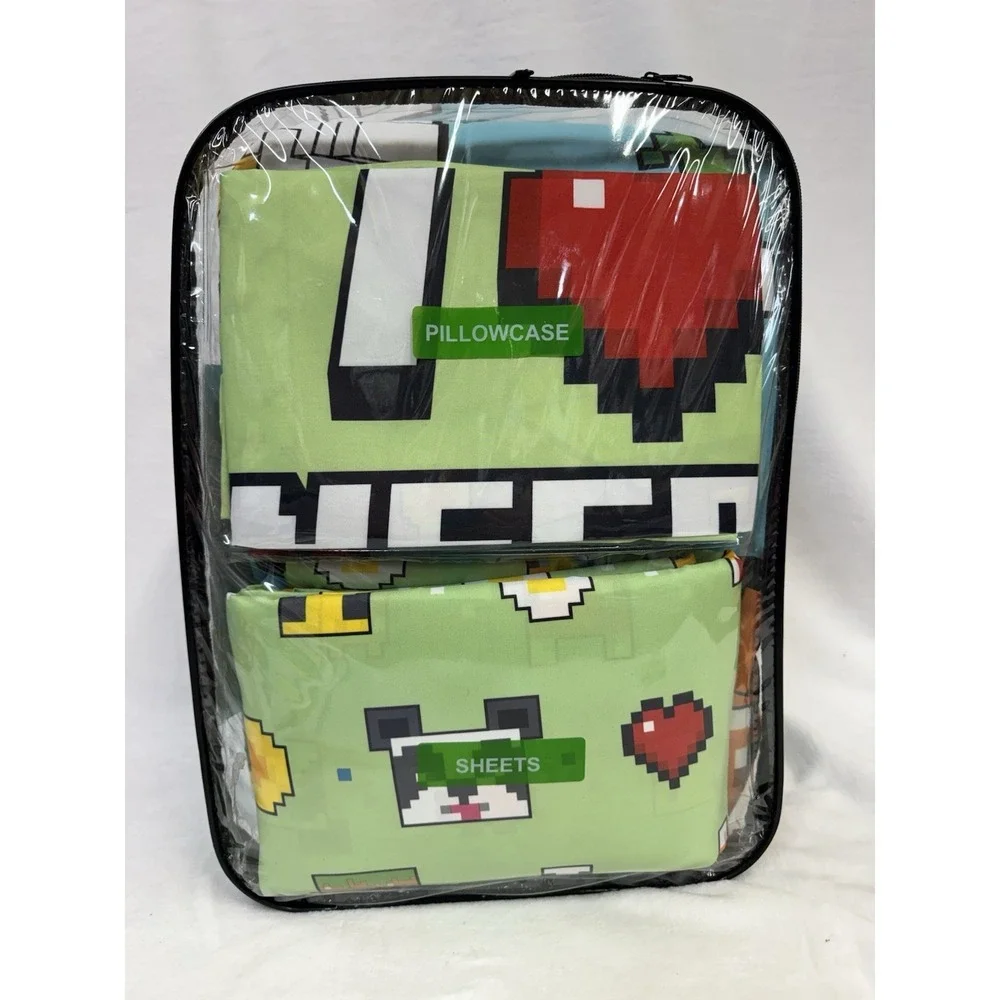 Twin Minecraft Kids' Bed in a Bag - 5 Piece Set